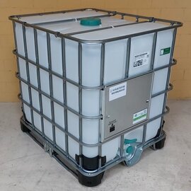 IBC UN-Container 1000 l FDA auf Hybrid-Palette