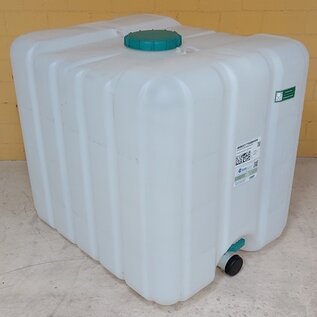 IBC Trinkwasser Innenbehälter 1000 Liter NEU mit GROSSEM DECKEL und S100X8-HAHN lebensmittelecht für IBC Container