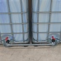 IBC Container Tankverbinder mit 2x S60x6 und HT-Rohr 32mm