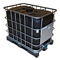 IBC Wassertank SCHWARZ 600l NEU für Trinkwasser & Food für Transport auf Composite-Palette