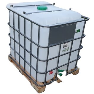 IBC Futtertonne 1000 Liter NEU (lebensmittelecht) auf Holzpalette