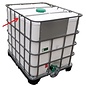 IBC Regenfass offen mit Deckel 1000 Liter WEISS NEU für Food Stahl-PE-Palette