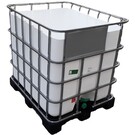 IBC Trinkwasser-Becken WEISS 1000l NEU auf Kunststoffp.