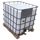 IBC Fass weiss offen 1000l NEU Trinkwasser auf Holzp.