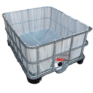 Hälterungsbecken 500 Liter ZEBRA offen auf Auswahl-Palette