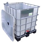 IBC Schüttgut Container 1000l NEU RECYCLING auf Kunststoff-Palette