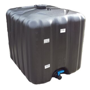 IBC Trinkwasser Behälter SCHWARZ NEU mit UV-SCHUTZ 1000 Liter für IBC Container