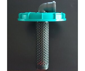 Produktbild von IBC Deckelfilter DN 225 – Regenwasserfilter Mit Nadelfilz (100 µm) – Inkl. HT DN 75 Formteile