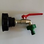 IBC Regenwassertank abgedichteter HOBBY Auslauf Kugelhahn Wasserhahn GARDENA