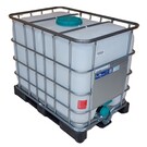IBC Tank NEU 600-640l auf Stahl-Kunststoff DN225&80