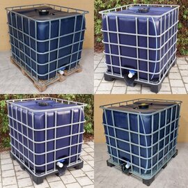 IBC REGEN-USER 1000l INDIGO auf Auswahl-Palette