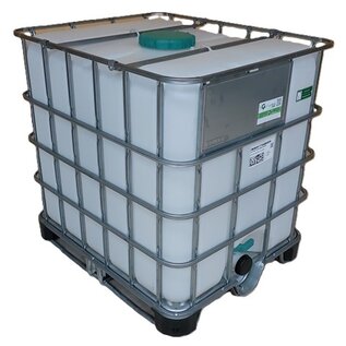 IBC Container 1000 Liter NEU für Lebensmittel auf Stahl-PE-Palette