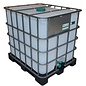 IBC weiss transparent für Lebensmittel komplett NEU 1000 Liter auf Kunststoff-Palette