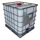 REKO IBC 1000l WEISS UN auf Metall-Palette