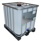 IBC WERIT-Wassertank 1000l auf Kunststoff-Palette