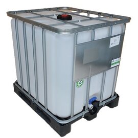 IBC WERIT-Wassertank 1000l auf Kunststoff-Palette