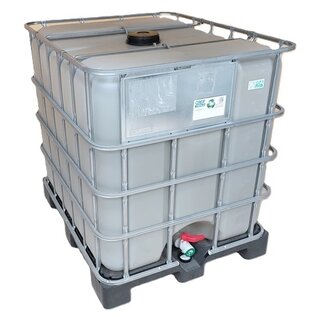 IBC Wassertank 1000 Liter für den Garten aus RECYCLING-Material