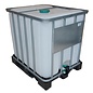 IBC Container für Lebensmittel mit 1000 Liter NEU (neue Blase) auf Kunststoff-Palette