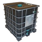 IBC Tank Trinkwasser 1000l SCHWARZ NEU auf Kunststoffpalette
