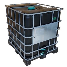 IBC Tank Lebensmittel 1000l SCHWARZ NEU auf Kunststoffp.