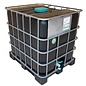 Regenwassertank 1000 Liter schwarz mit 225'er Deckel und 2-Zoll auf Kunststoff-Palette