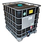 IBC REKO Schütz MX EX 1000 UN (IBC für Gefahrgut) SCHWARZ (leitfähig, antistatisch) auf Stahlpalette