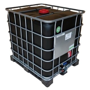 REKO 1000 Liter Schütz IBC SCHWARZ mit UN auf MVP-Palette mit UV-SCHUTZ