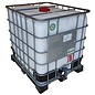 IBC Container 1000 Liter WEISS auf Metall-Kunststoff-Palette