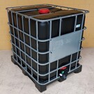 IBC WASSERTANK 1000l SCHWARZ auf KUNSTSTOFFPALETTE