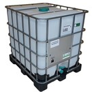 IBC UN-Container 1000l & FDA auf Kunststoff-Palette