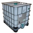 IBC UN-Container 1000 l FDA auf Hybrid-Palette