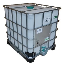 IBC UN-Container 1000 l FDA auf Hybrid-Palette