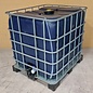 1000 Liter IBC Wassertank weiss bis schwarz auf Metall- oder Metall-PE-Palette