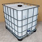 1000 Liter IBC Wassertank weiss bis schwarz auf Metall- oder Metall-PE-Palette
