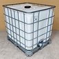 1000 Liter IBC Wassertank weiss bis schwarz auf Metall- oder Metall-PE-Palette