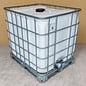 1000 Liter IBC Wassertank WEISS bis WEISS auf Metall- oder Metall-PE-Palette