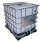 IBC Faserplast & Mauser 1000 Liter NEU (neue Blase) auf Stahl-Kunststoff-Palette für Lebensmittel