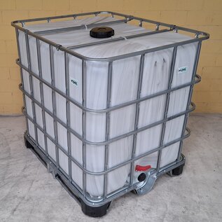 IBC Container 1000 Liter NEU MARMORIERT auf Stahl-Kunststoff-Palette