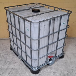 IBC Regenfass mit Deckel marmoriert 1000 Liter M030 NEU auf Hybridpalette