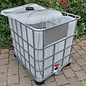 IBC Regenfass mit Deckel marmoriert 1000 Liter NEU auf Hybridpalette