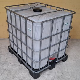 Marmorierte Regentonne M044 mit Deckel 1000l NEU auf PE-Palette