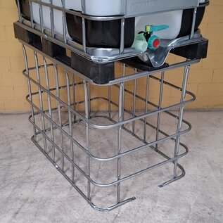 IBC Schütz Gitter schmal (80 cm) höher stellen, höher machen, Aufsatzrahmen