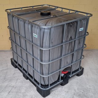 IBC 1000 Liter DUNKEL MARMORIERT M011 NEU auf Kunststoff-Palette