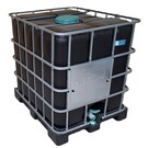 IBC Tank SCHWARZ 1000l für Trinkwasser 225-Deckel