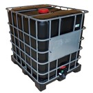 IBC Tank Lebensmittel 1000l SCHWARZ NEU auf Kunststoffp.
