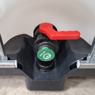 IBC weiss transparent für Lebensmittel komplett NEU 1000 Liter auf Kunststoff-Palette