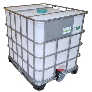 IBC Container 1000 Liter NEU für Lebensmittel auf Stahl-PE-Palette