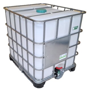 IBC Container 1000 Liter NEU für Lebensmittel auf Stahl-PE-Palette