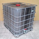 IBC Tank 1000 Liter GRAUSCHWARZ für Lebensmittel und Getränke