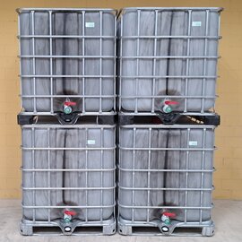 4000 Liter IBC Tank GRAUSCHWARZ für Lebensmittel und Getränke